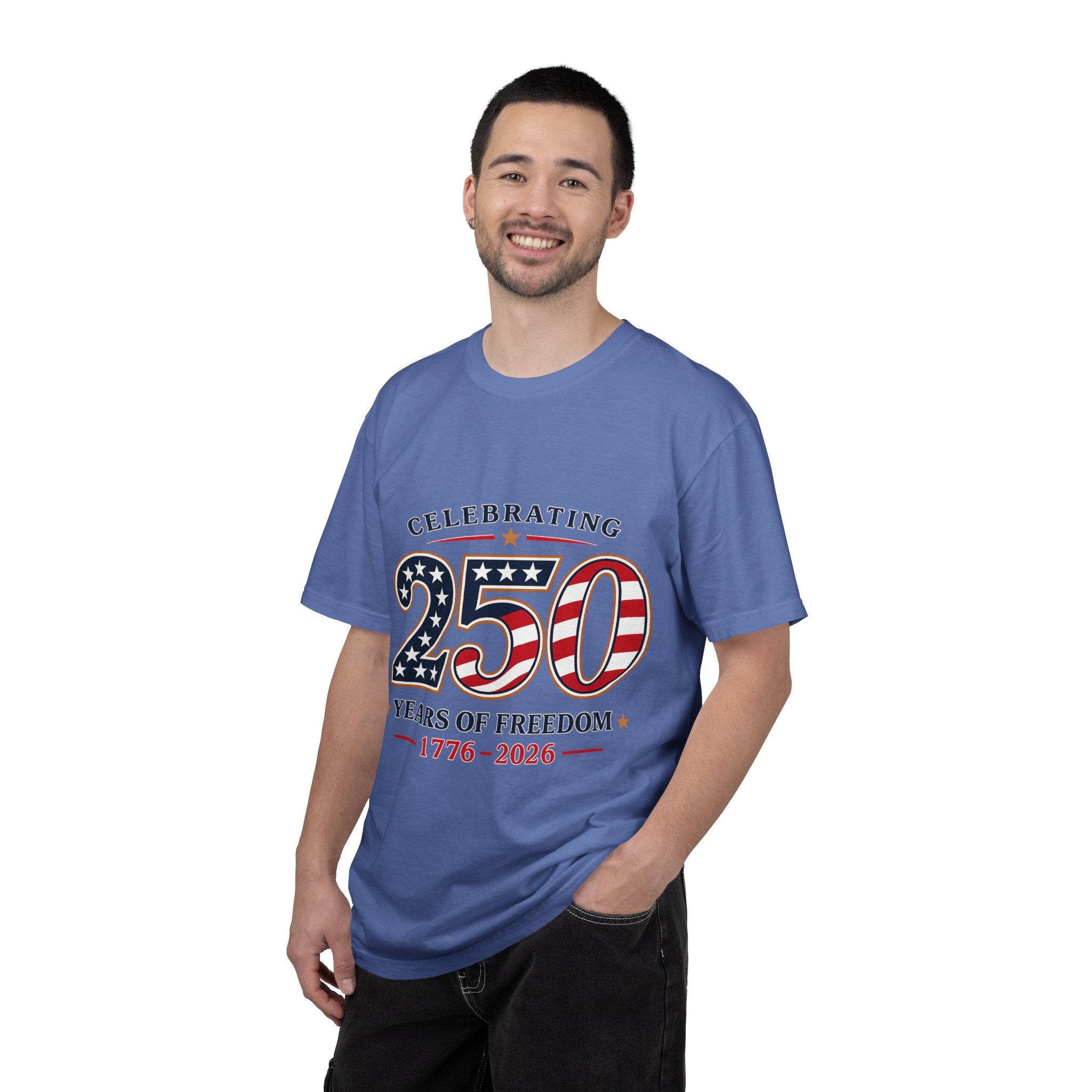 250 Years of Freedom 1776-2026 T-shirt | American Flag Patriotic Tee