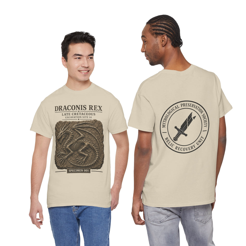 Draconis Rex Fossil T‑Shirt — Mythological Preservation Society Tee
