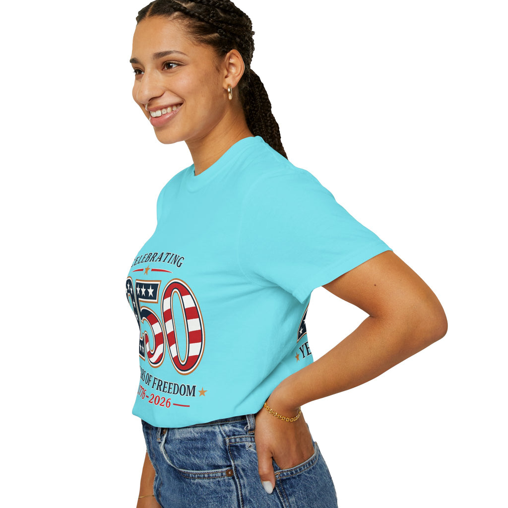 250 Years of Freedom 1776-2026 T-shirt | American Flag Patriotic Tee