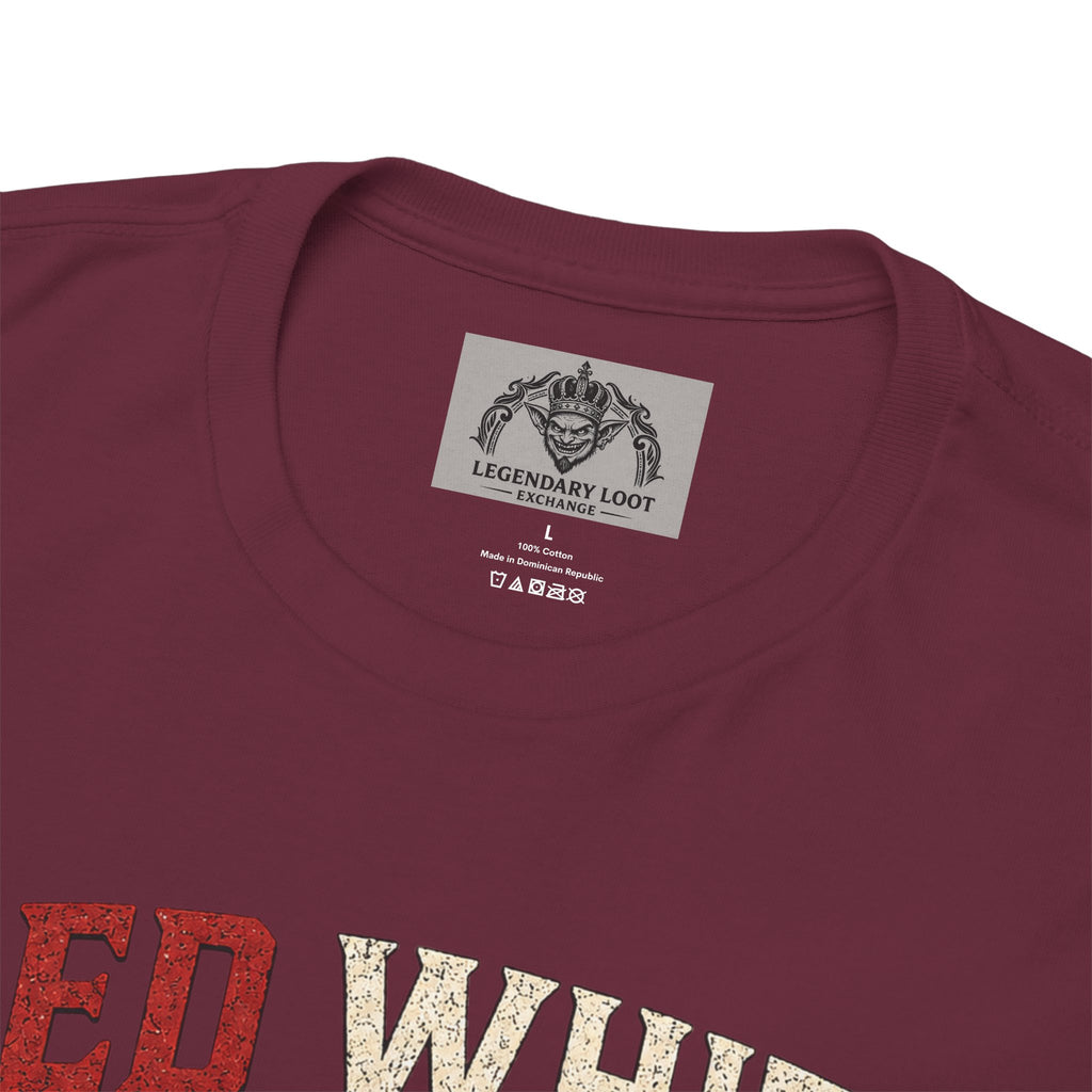 Red White & Loot Goblin Illustration Tee | Patriotic Fourth of July Shirt