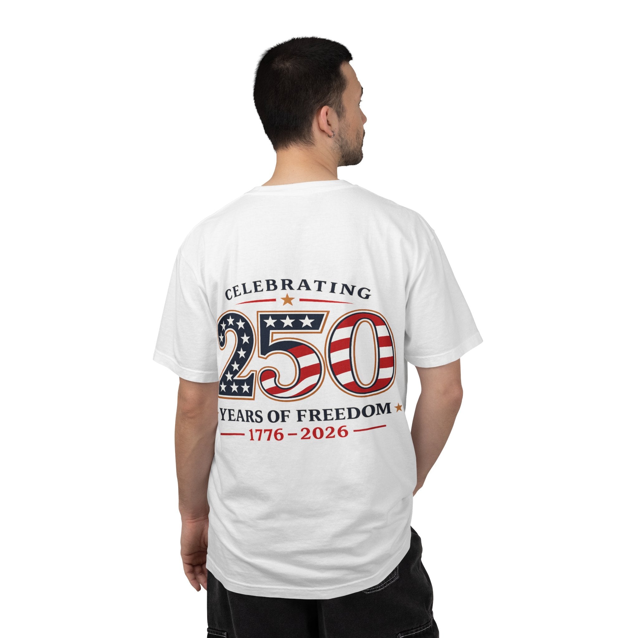 250 Years of Freedom 1776-2026 T-shirt | American Flag Patriotic Tee