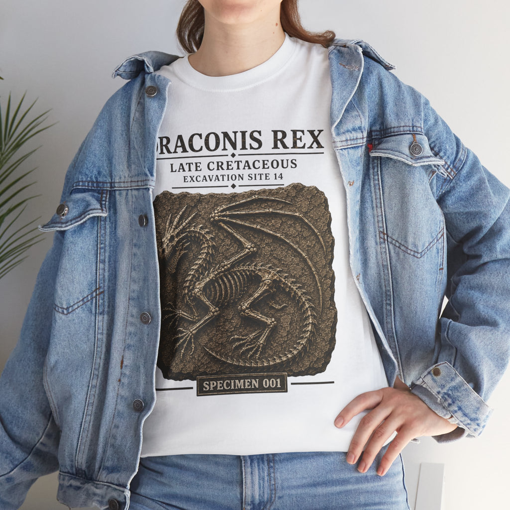 Draconis Rex Fossil T‑Shirt — Mythological Preservation Society Tee