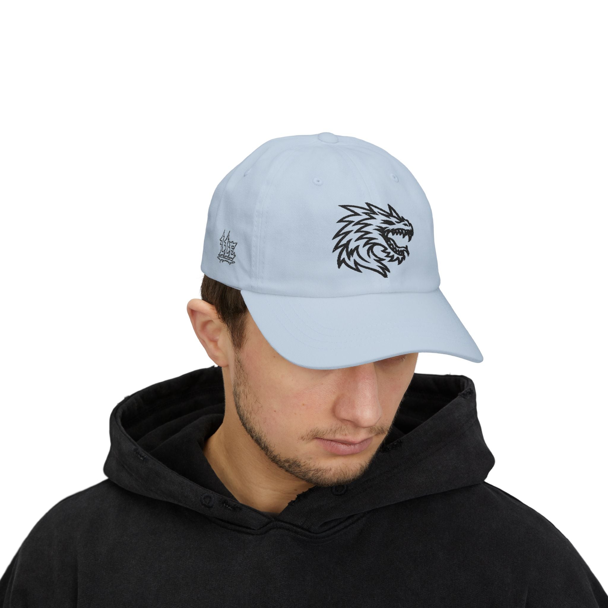 Dragon Head Dad Cap — Embroidered Streetwear Baseball Hat