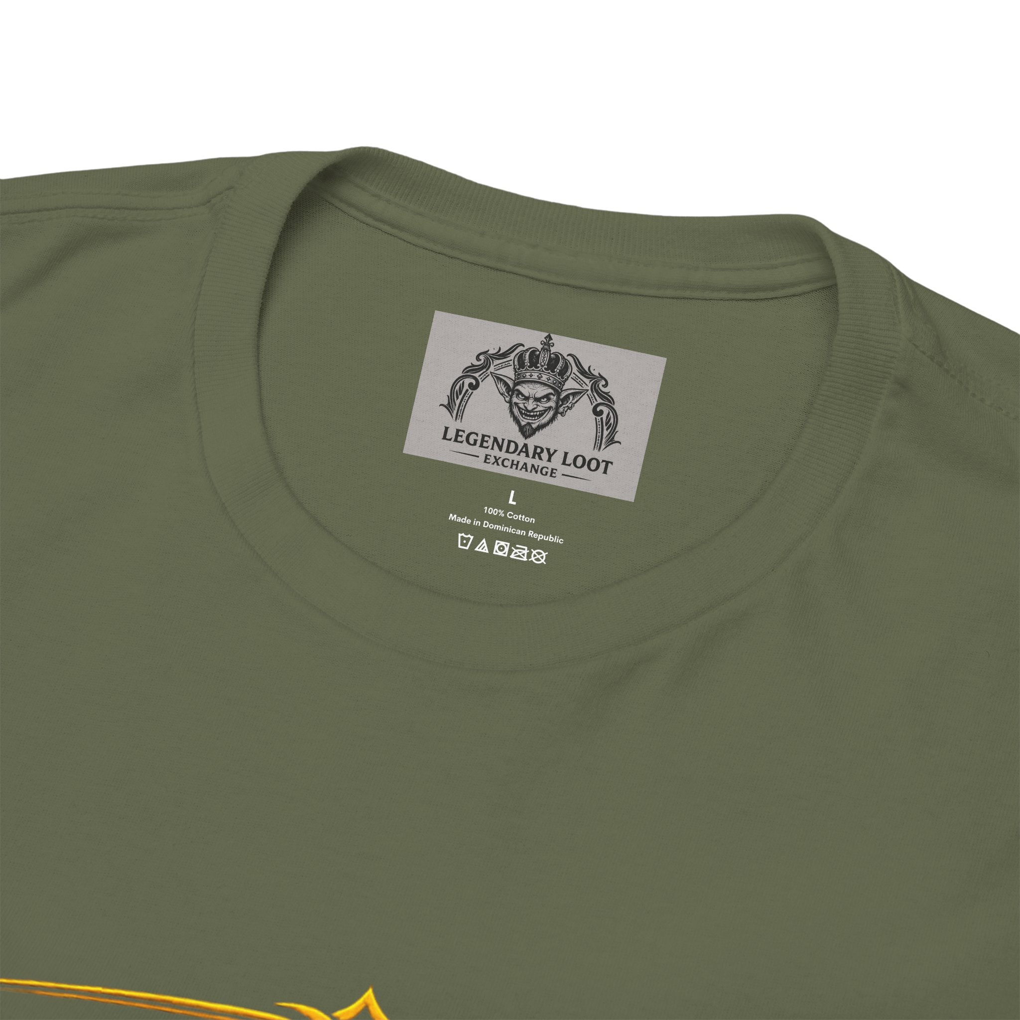 Critically Awesome Dad T‑Shirt – Gold D20 Gaming Father Tee (Father’s Day, Gamer Dad Gift)