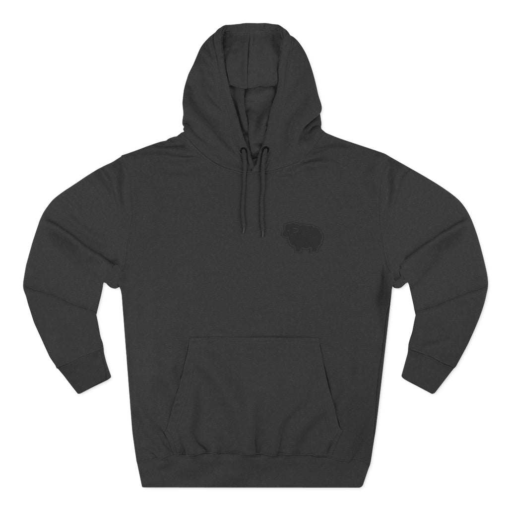 Black Sheep Graphic Hoodie | Minimal Black Sheep Chest Print