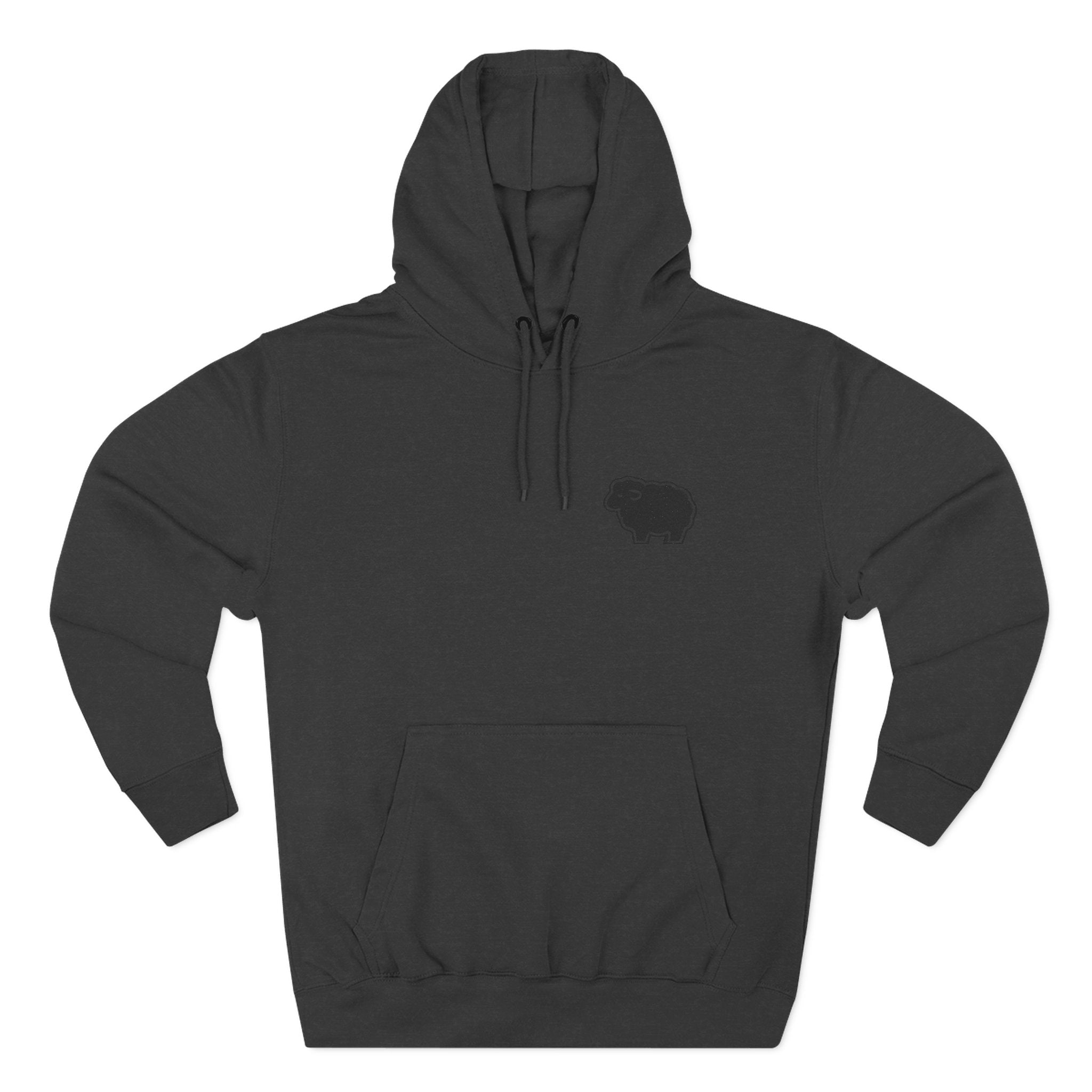 Black Sheep Graphic Hoodie | Minimal Black Sheep Chest Print