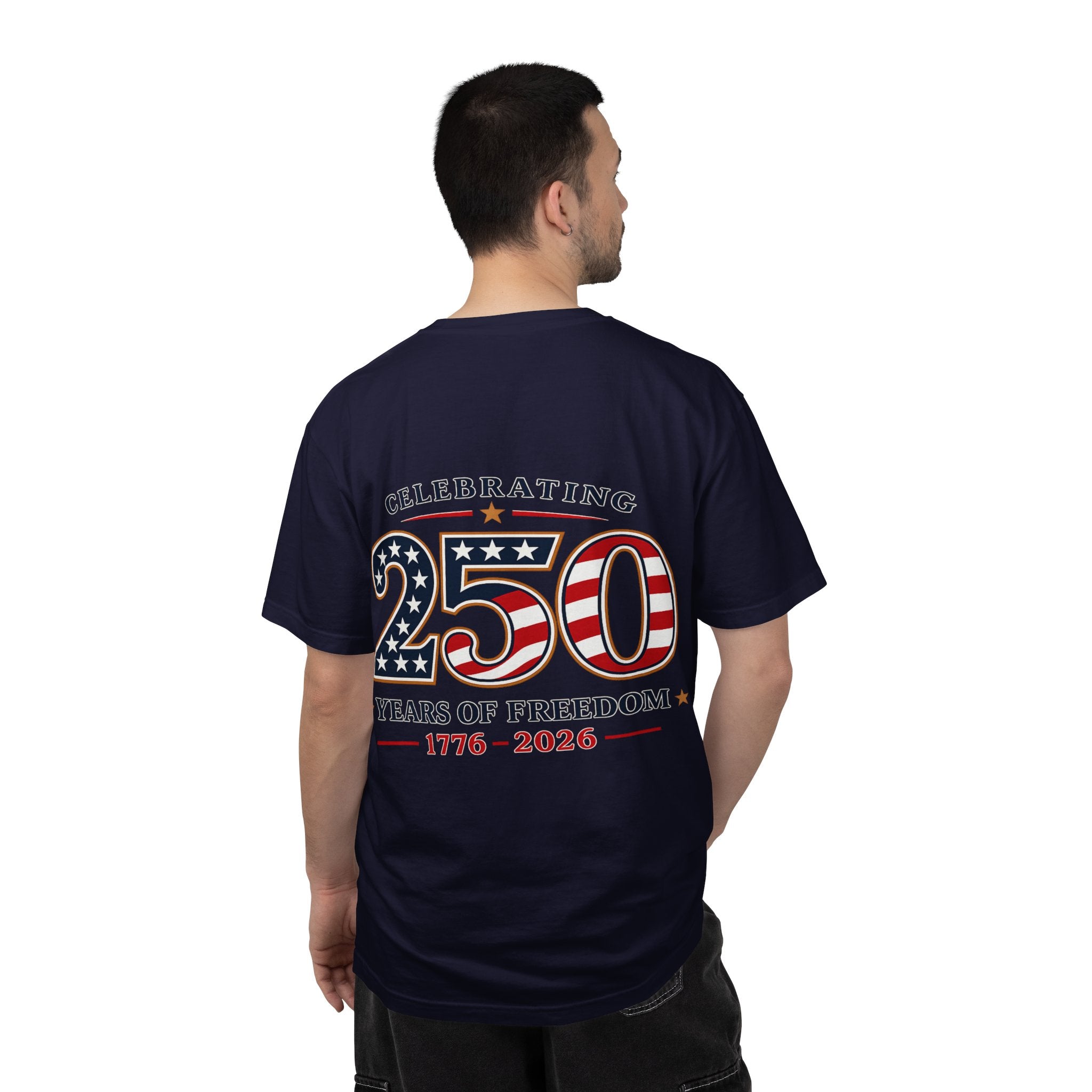 250 Years of Freedom 1776-2026 T-shirt | American Flag Patriotic Tee