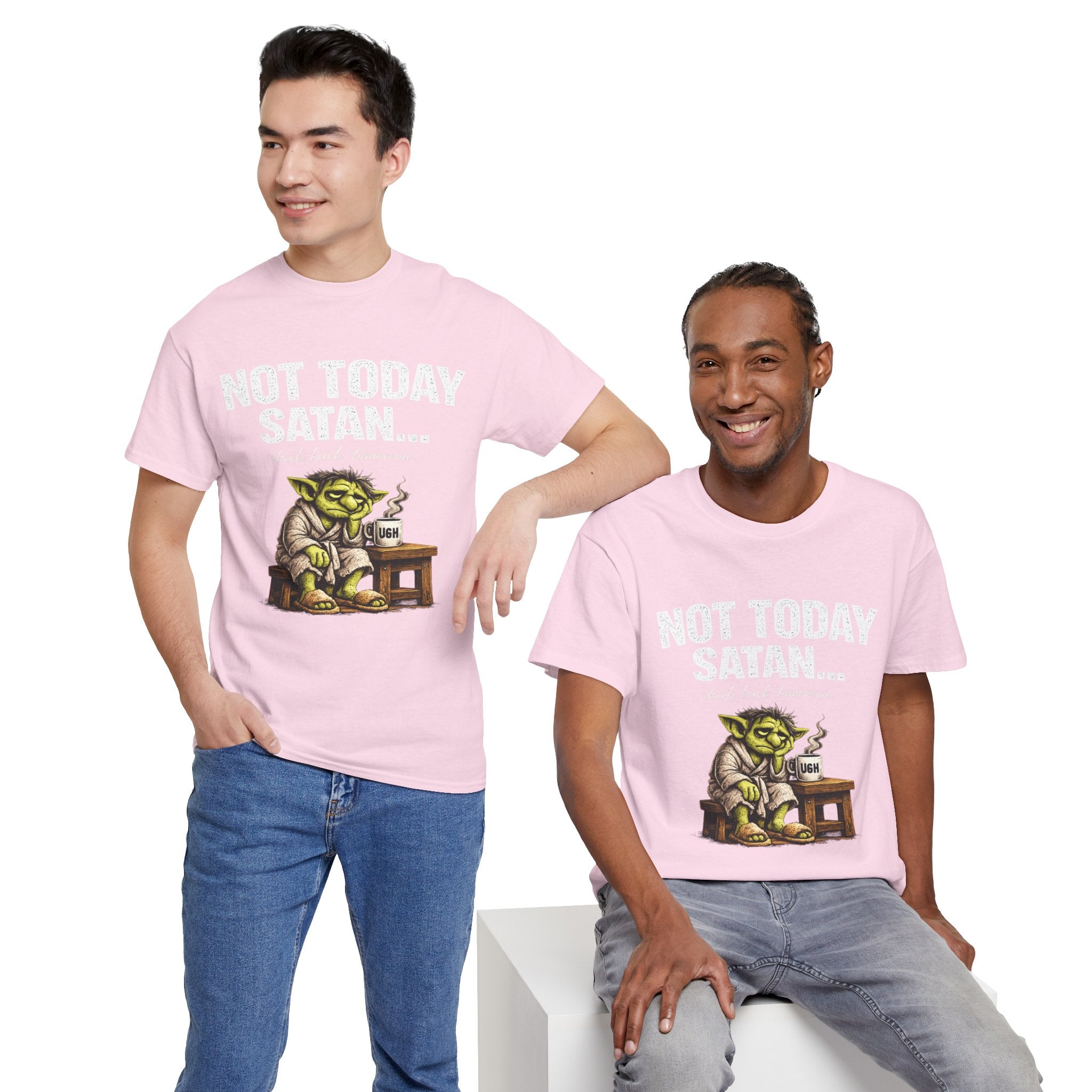 Not Today Satan Goblin Tee | Funny T-Shirt